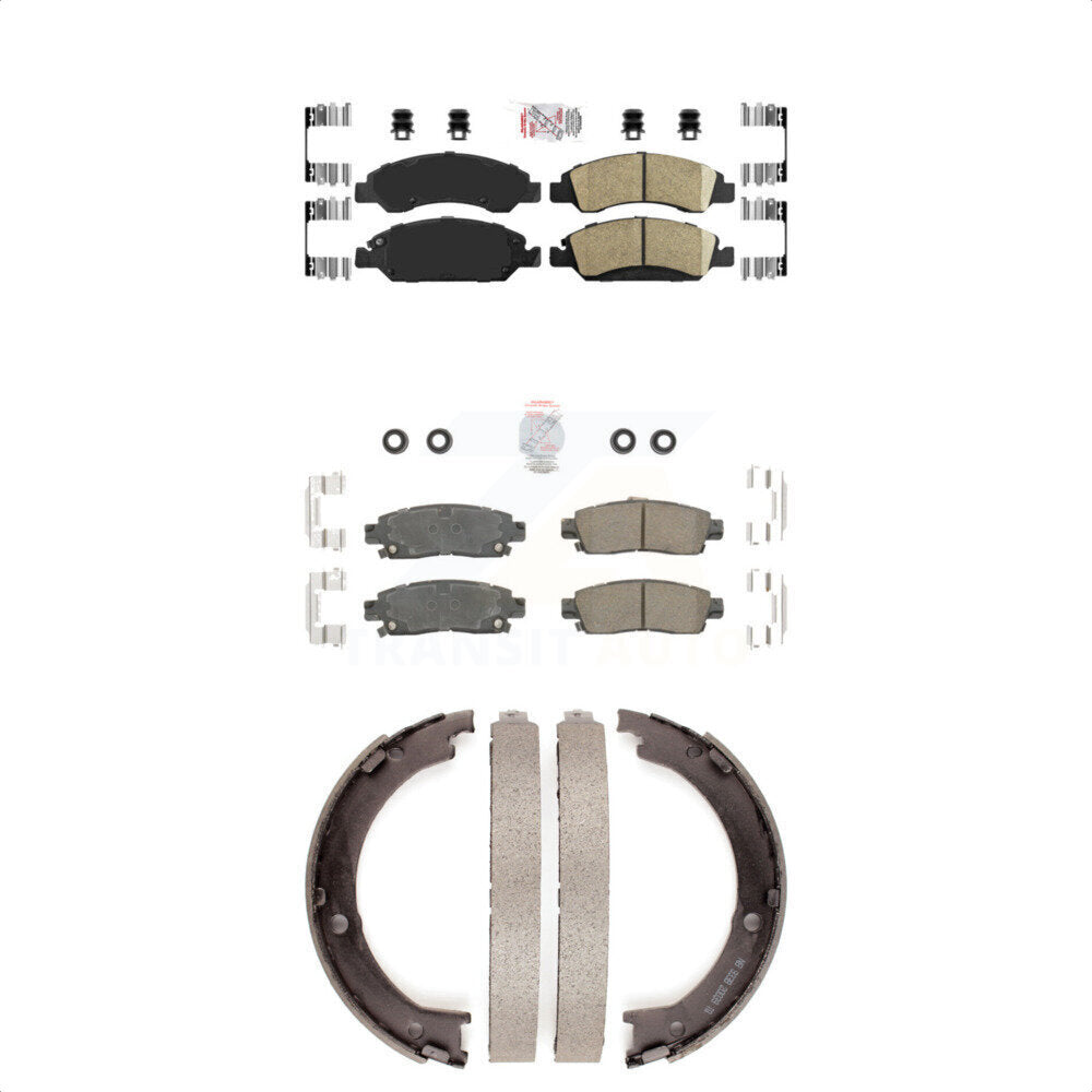 Transit Auto KNN-100345 Disc Brake Pad for 2014-2016 Cadillac XTS - Front and Rear