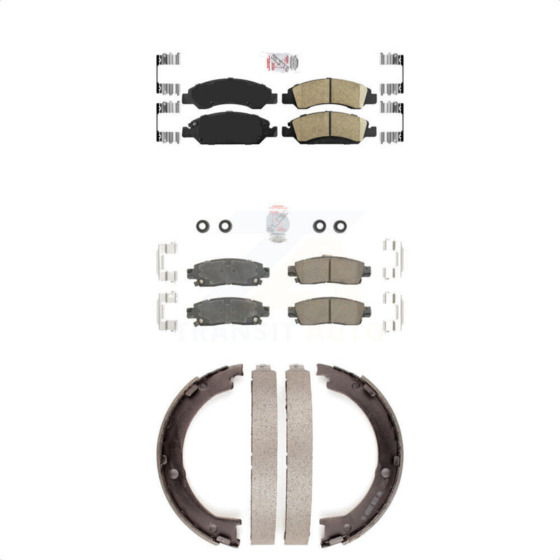 Transit Auto KNN-100346 Disc Brake Pad for 2014-2016 Cadillac XTS - Front and Rear