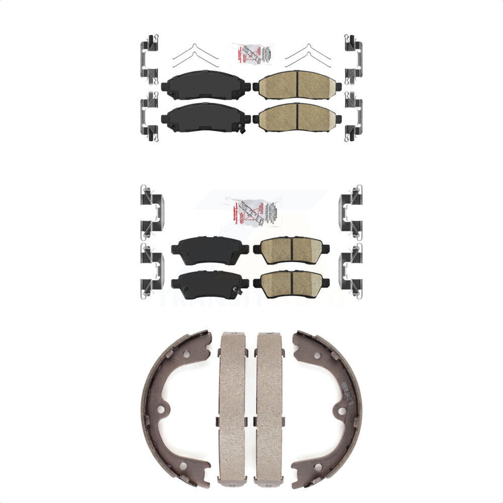 Transit Auto KNN-100348 Disc Brake Pad for 2005-2012 Nissan Pathfinder, Nissan Xterra - Front and Rear