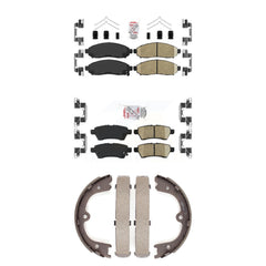 Transit Auto KNN-100349 Disc Brake Pad for 2005-2012 Nissan Pathfinder, Nissan Xterra - Front and Rear