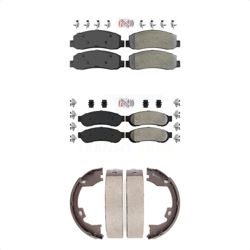 Transit Auto KNN-100351 Disc Brake Pad for 2005-2007 Ford F-350 Super Duty - Front and Rear