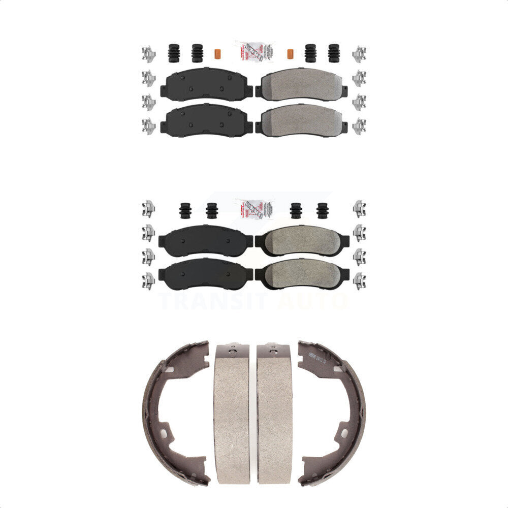 Transit Auto KNN-100352 Disc Brake Pad for 2005-2007 Ford F-350 Super Duty - Front and Rear