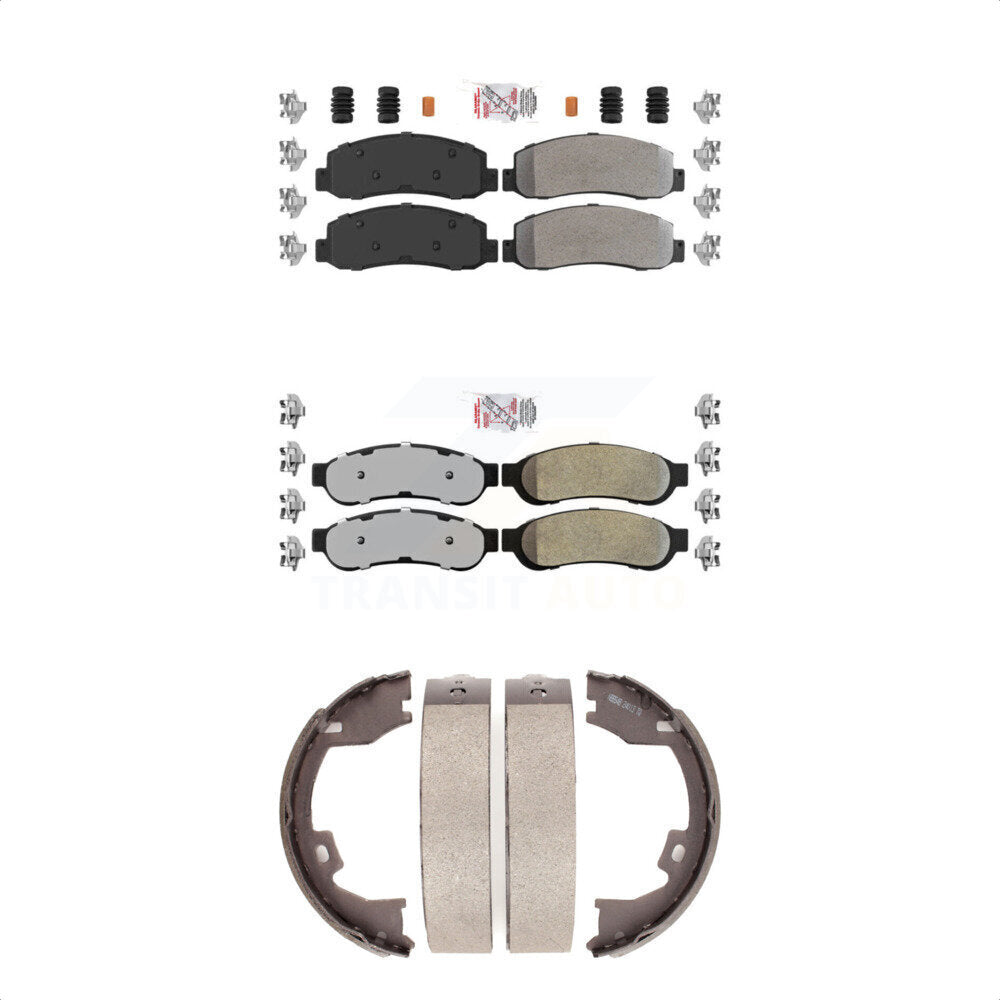 Transit Auto KNN-100354 Disc Brake Pad for 2005-2007 Ford F-350 Super Duty - Front and Rear