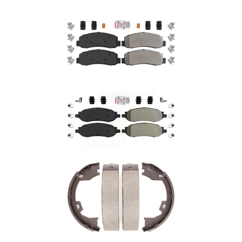 Transit Auto KNN-100356 Disc Brake Pad for 2005-2007 Ford F-250 Super Duty, Ford F-350 Super Duty - Front and Rear