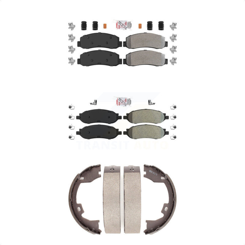 Transit Auto KNN-100358 Disc Brake Pad for 2005-2007 Ford F-250 Super Duty, Ford F-350 Super Duty - Front and Rear