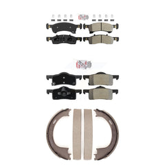 Transit Auto KNN-100360 Disc Brake Pad for 2002 Ford Expedition - Front and Rear