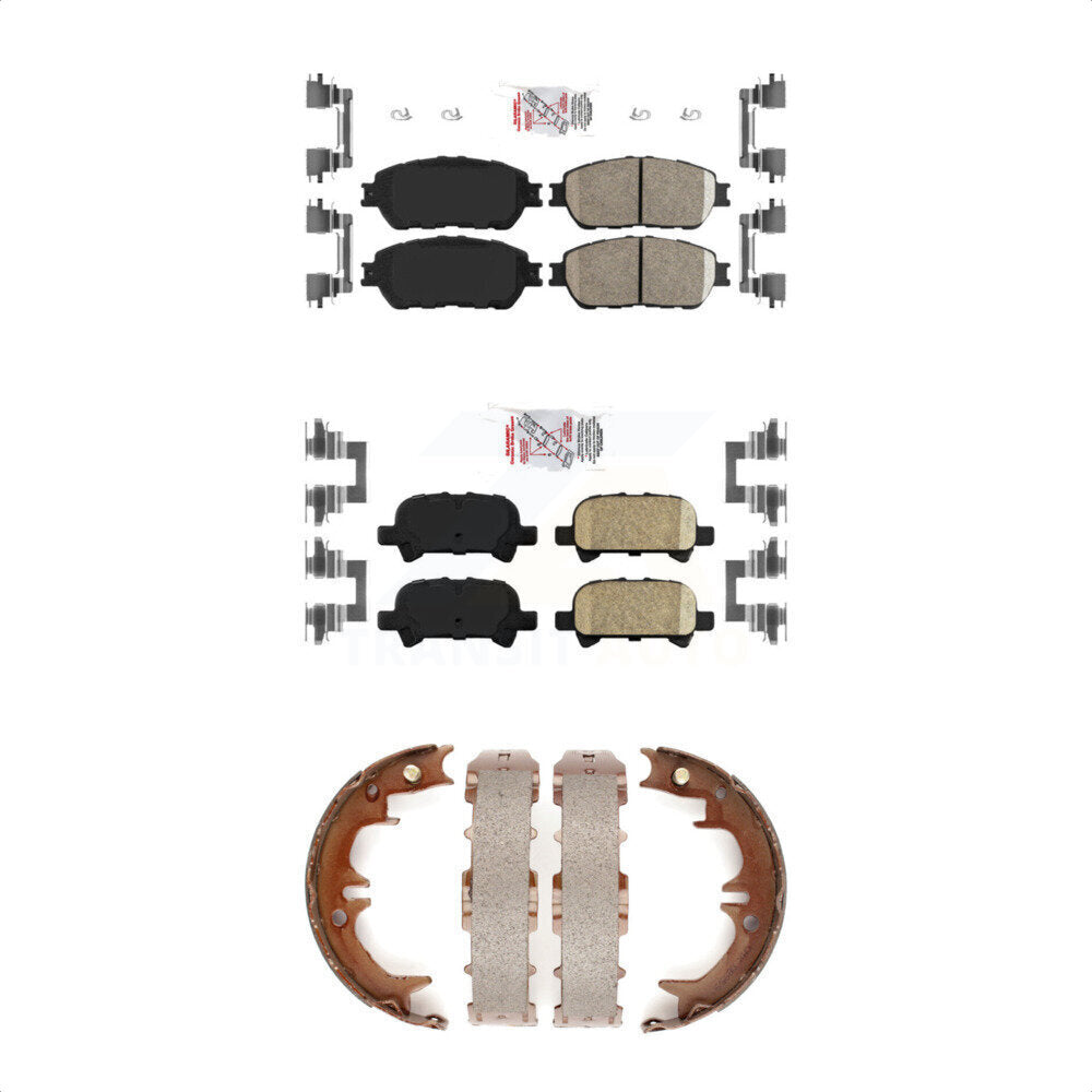 Transit Auto KNN-100369 Disc Brake Pad for 2004-2008 Toyota Avalon, Toyota Camry, Toyota Solara - Front and Rear