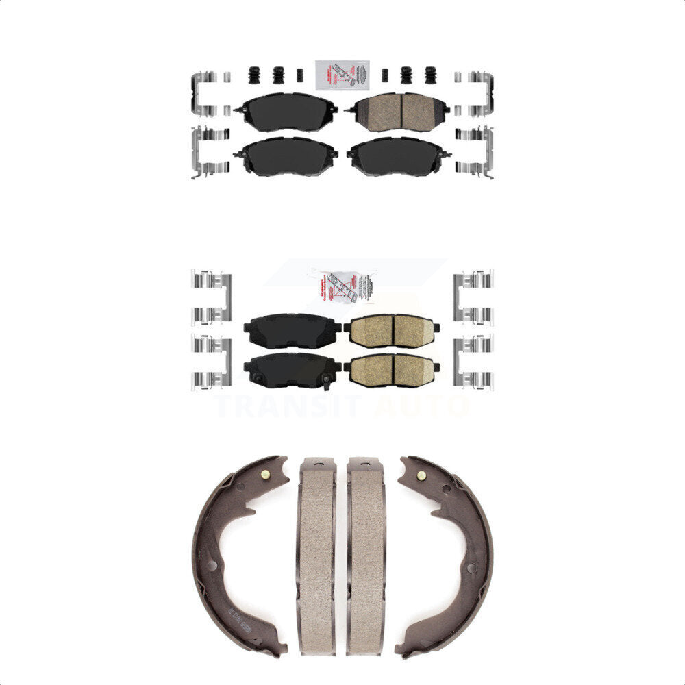 Transit Auto KNN-100372 Disc Brake Pad for 2010-2012 Subaru Legacy, Subaru Outback - Front and Rear