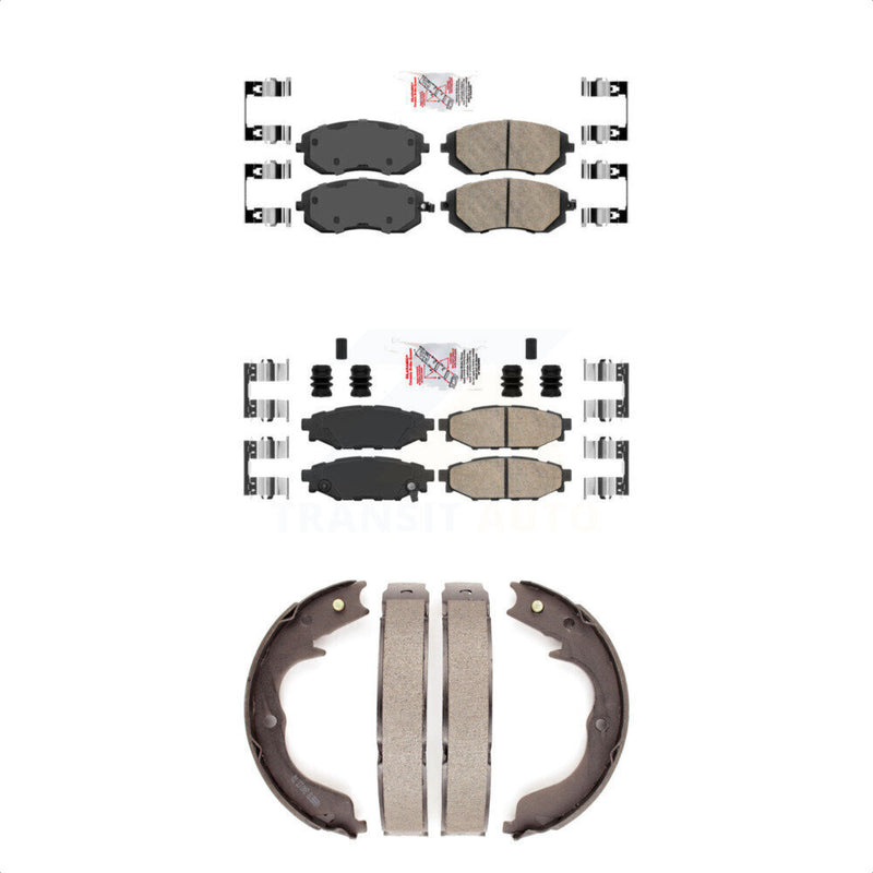 Transit Auto KNN-100375 Disc Brake Pad for 2008-2012 Subaru Legacy, Subaru Forester and More - Front and Rear
