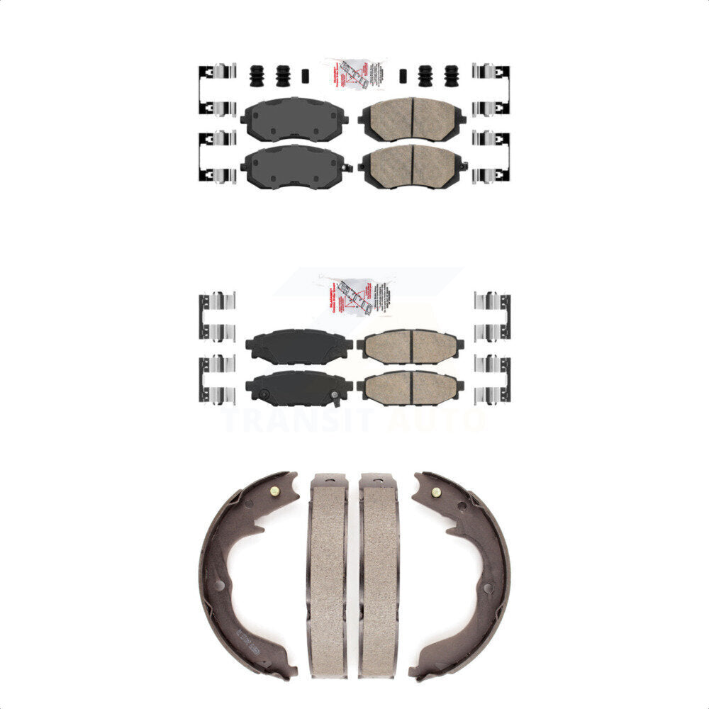Transit Auto KNN-100376 Disc Brake Pad for 2008-2012 Subaru Legacy, Subaru Forester and More - Front and Rear