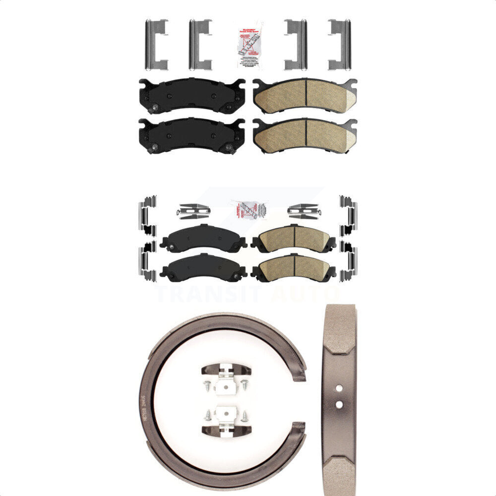 Transit Auto KNN-100381 Disc Brake Pad for 2000-2006 Chevrolet Silverado 1500, GMC Sierra 1500 and More - Front and Rear