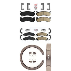 Transit Auto KNN-100381 Disc Brake Pad for 2000-2006 Chevrolet Silverado 1500, GMC Sierra 1500 and More - Front and Rear
