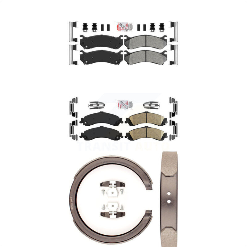 Transit Auto KNN-100382 Disc Brake Pad for 2000-2006 Chevrolet Silverado 1500, GMC Sierra 1500 and More - Front and Rear