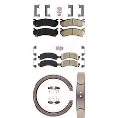 Transit Auto KNN-100383 Disc Brake Pad for 2002-2008 Cadillac Escalade, Chevrolet Avalanche 1500 and More - Front and Rear