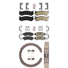 Transit Auto KNN-100387 Disc Brake Pad for 1999-2007 Chevrolet Silverado 1500 Classic, GMC Sierra 1500 Classic and More - Front and Rear