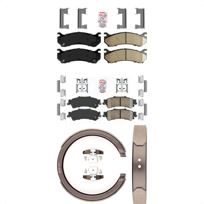Transit Auto KNN-100387 Disc Brake Pad for 1999-2007 Chevrolet Silverado 1500 Classic, GMC Sierra 1500 Classic and More - Front and Rear