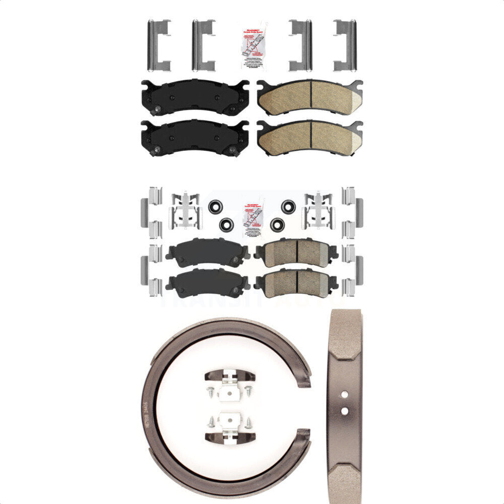 Transit Auto KNN-100389 Disc Brake Pad for 1999-2007 Chevrolet Silverado 1500 Classic, GMC Sierra 1500 Classic and More - Front and Rear