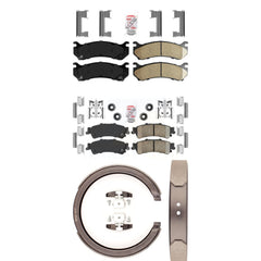 Transit Auto KNN-100389 Disc Brake Pad for 1999-2007 Chevrolet Silverado 1500 Classic, GMC Sierra 1500 Classic and More - Front and Rear