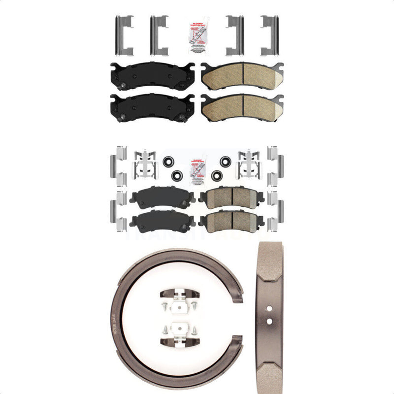 Transit Auto KNN-100389 Disc Brake Pad for 1999-2007 Chevrolet Silverado 1500 Classic, GMC Sierra 1500 Classic and More - Front and Rear