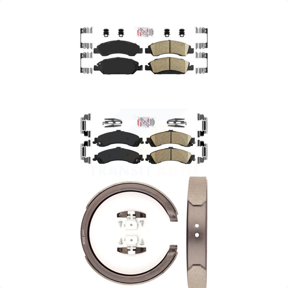 Transit Auto KNN-100391 Disc Brake Pad for 2005-2006 Chevrolet Silverado 1500, GMC Sierra 1500 - Front and Rear