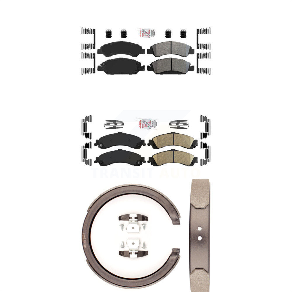 Transit Auto KNN-100393 Disc Brake Pad for 2005-2006 Chevrolet Silverado 1500, GMC Sierra 1500 - Front and Rear