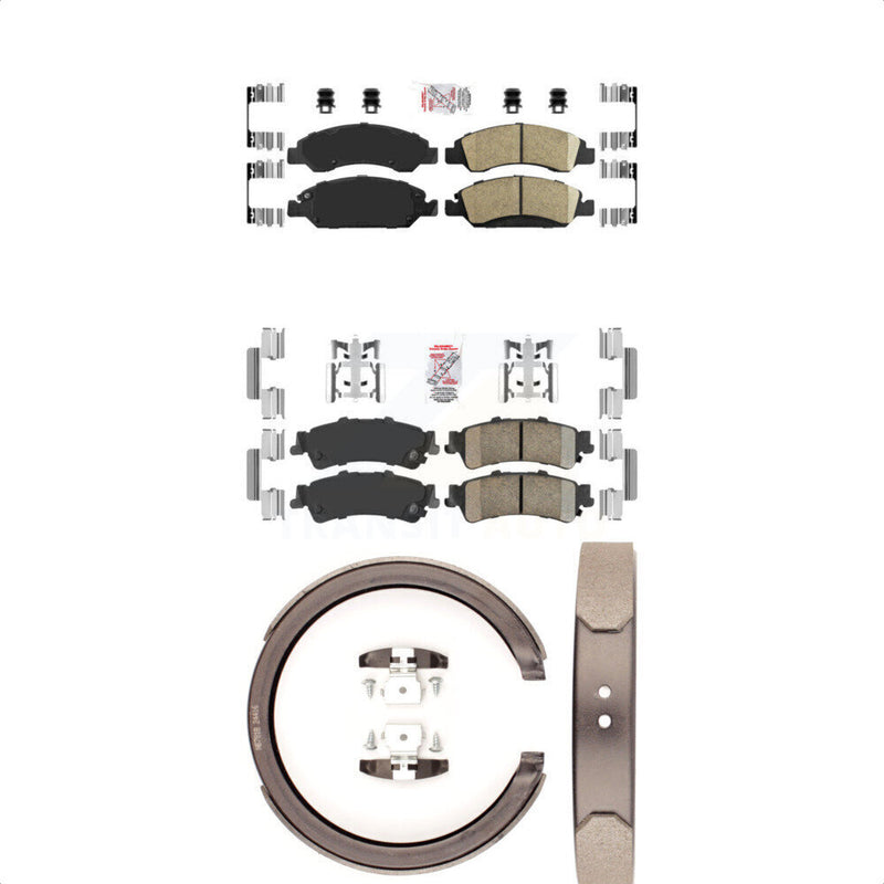 Transit Auto KNN-100394 Disc Brake Pad for 2005-2007 Chevrolet Silverado 1500 Classic, GMC Sierra 1500 Classic and More - Front and Rear