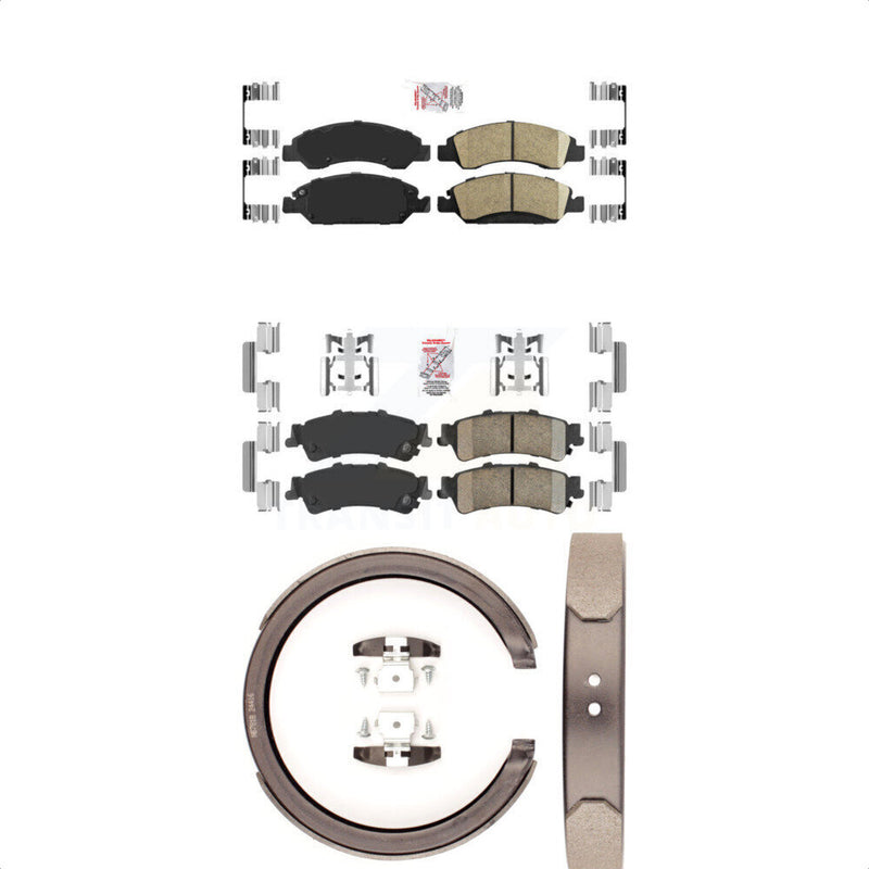 Transit Auto KNN-100395 Disc Brake Pad for 2005-2007 Chevrolet Silverado 1500 Classic, GMC Sierra 1500 Classic and More - Front and Rear