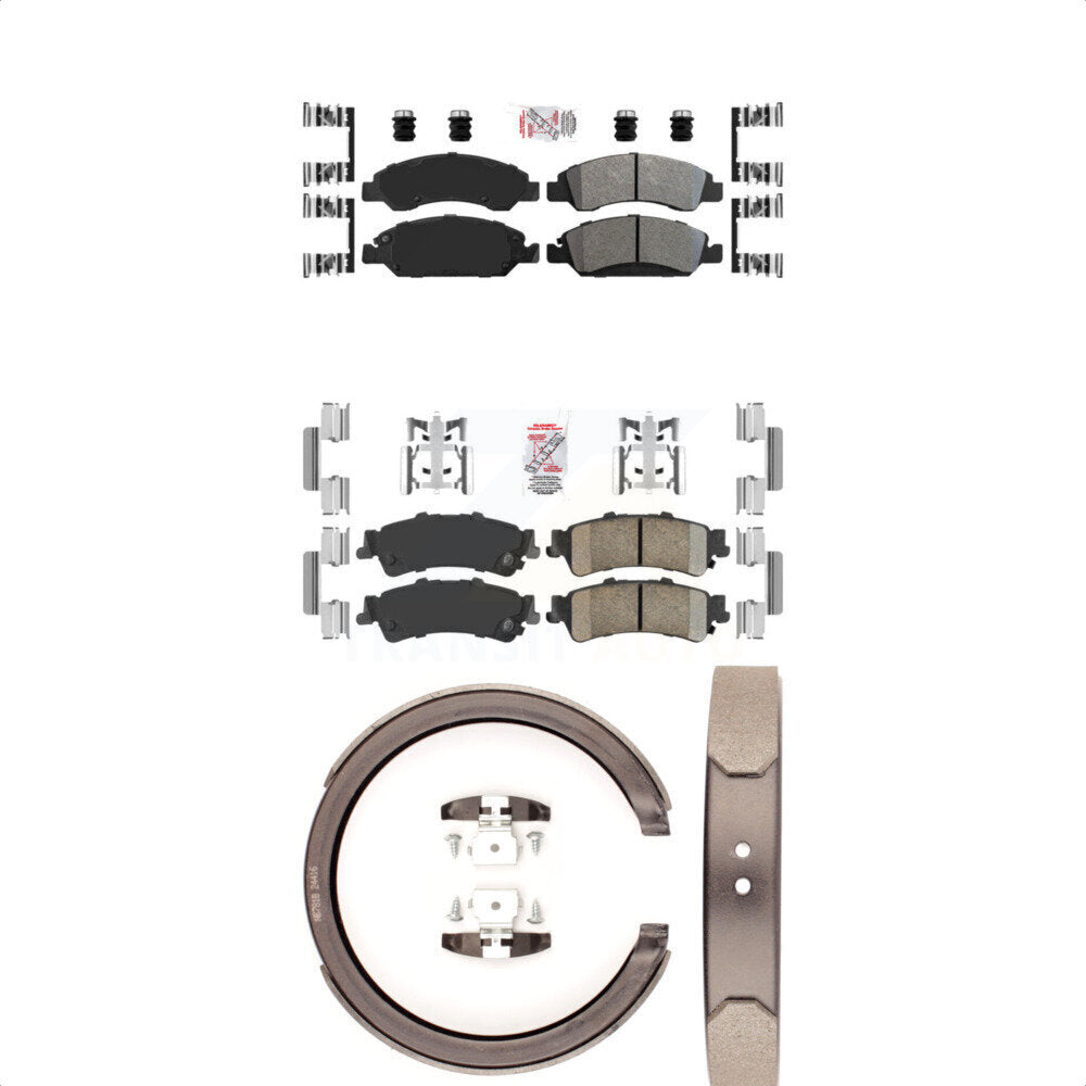 Transit Auto KNN-100396 Disc Brake Pad for 2005-2007 Chevrolet Silverado 1500 Classic, GMC Sierra 1500 Classic and More - Front and Rear