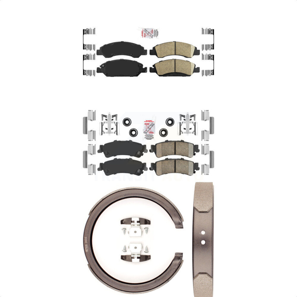 Transit Auto KNN-100398 Disc Brake Pad for 2005-2007 Chevrolet Silverado 1500 Classic, GMC Sierra 1500 Classic and More - Front and Rear