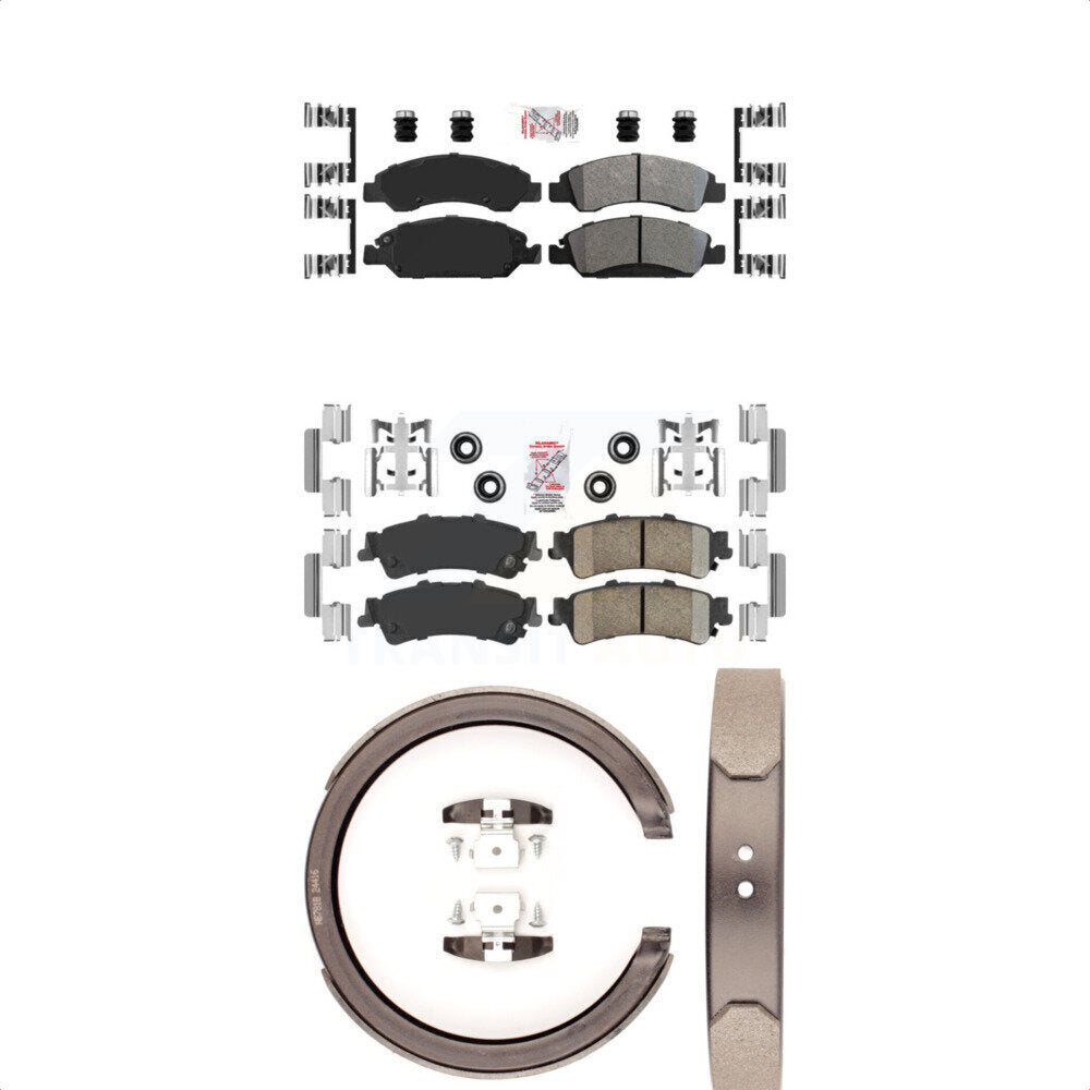 Transit Auto KNN-100399 Disc Brake Pad for 2005-2007 Chevrolet Silverado 1500 Classic, GMC Sierra 1500 Classic and More - Front and Rear