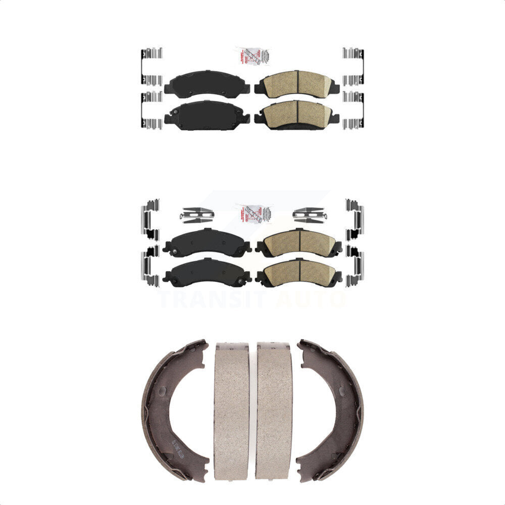 Transit Auto KNN-100401 Disc Brake Pad for 2006 Chevrolet Silverado 1500, GMC Sierra 1500 - Front and Rear