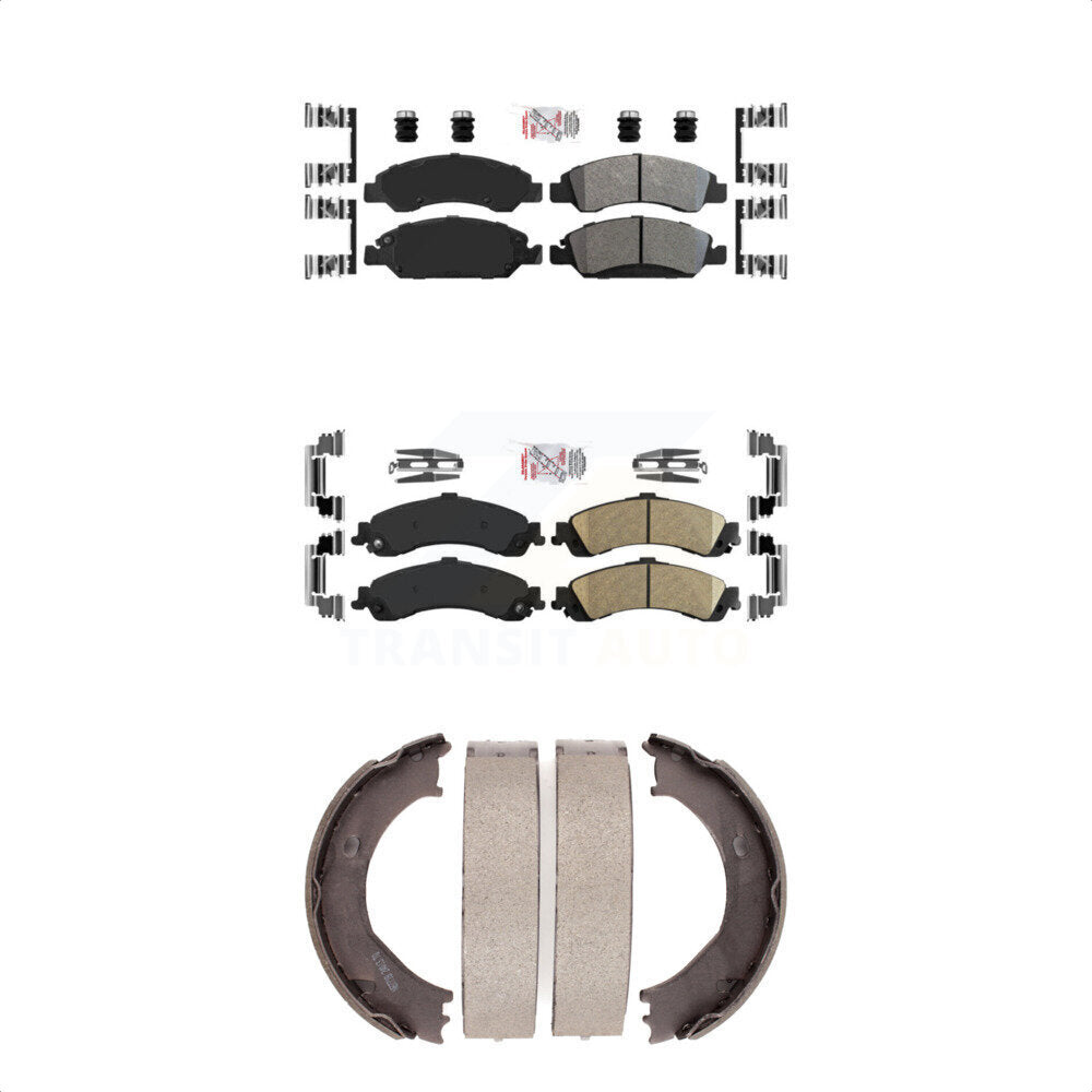 Transit Auto KNN-100402 Disc Brake Pad for 2006 Chevrolet Silverado 1500, GMC Sierra 1500 - Front and Rear