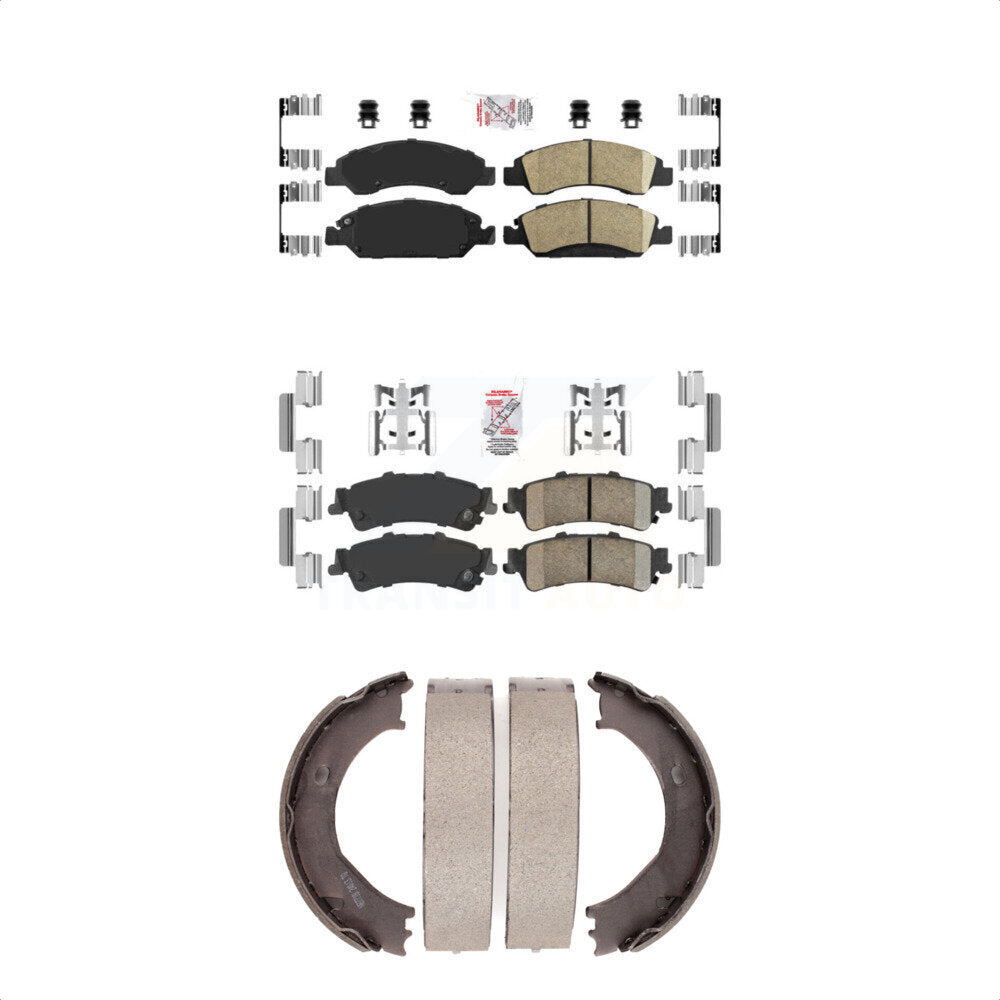 Transit Auto KNN-100403 Disc Brake Pad for 2006 Chevrolet Silverado 1500, GMC Sierra 1500 - Front and Rear