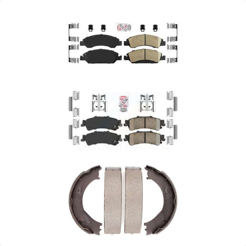 Transit Auto KNN-100403 Disc Brake Pad for 2006 Chevrolet Silverado 1500, GMC Sierra 1500 - Front and Rear