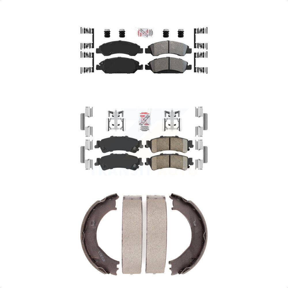 Transit Auto KNN-100405 Disc Brake Pad for 2006 Chevrolet Silverado 1500, GMC Sierra 1500 - Front and Rear