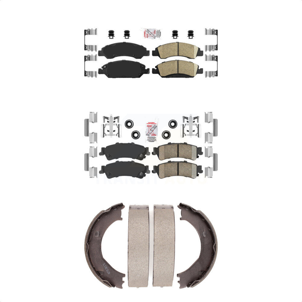 Transit Auto KNN-100406 Disc Brake Pad for 2006 Chevrolet Silverado 1500, GMC Sierra 1500 - Front and Rear