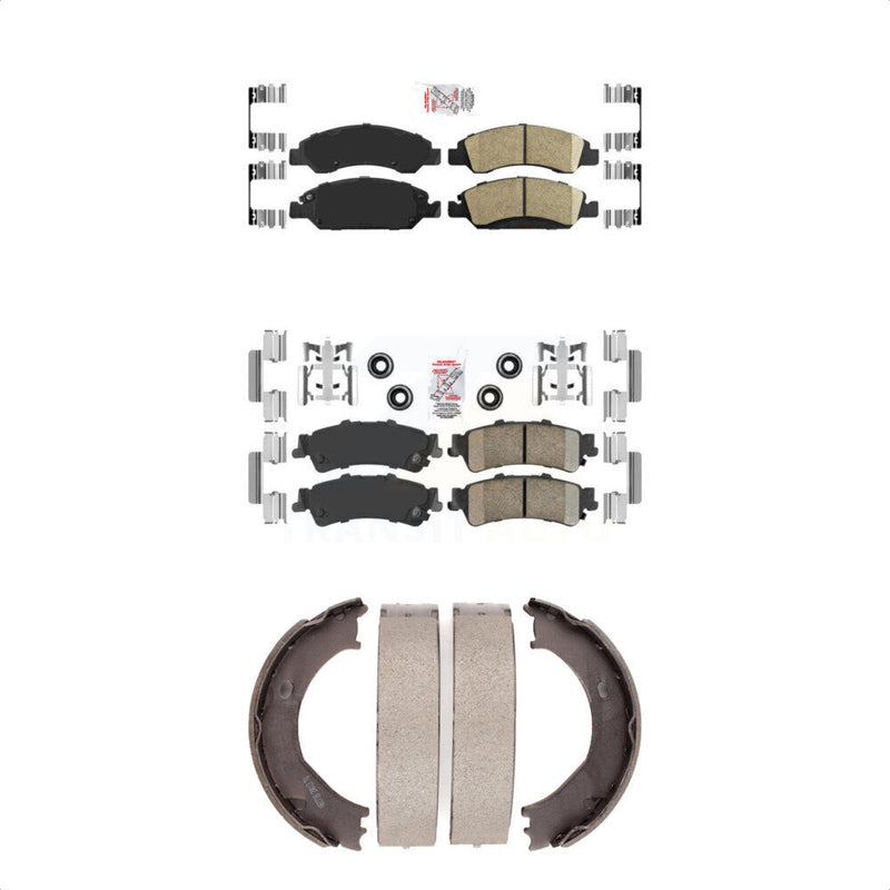 Transit Auto KNN-100407 Disc Brake Pad for 2006 Chevrolet Silverado 1500, GMC Sierra 1500 - Front and Rear