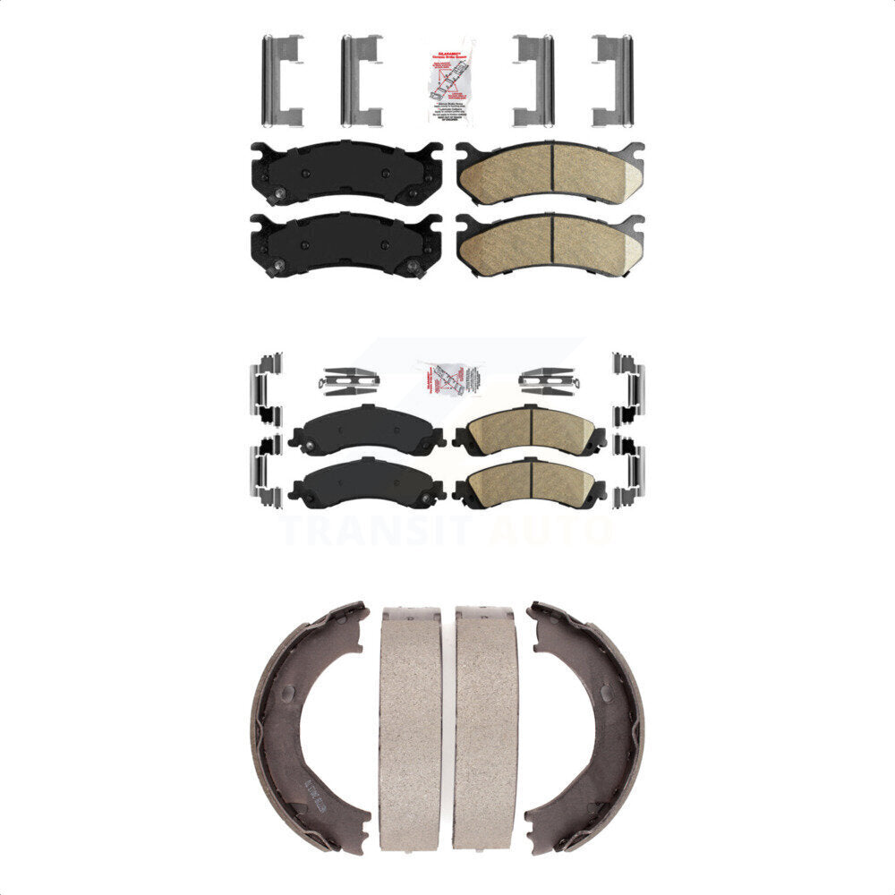 Transit Auto KNN-100409 Disc Brake Pad for 2006 Chevrolet Silverado 1500, GMC Sierra 1500 - Front and Rear