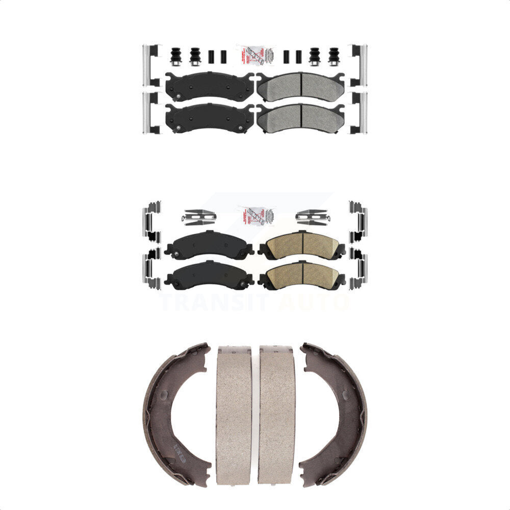 Transit Auto KNN-100410 Disc Brake Pad for 2006 Chevrolet Silverado 1500, GMC Sierra 1500 - Front and Rear