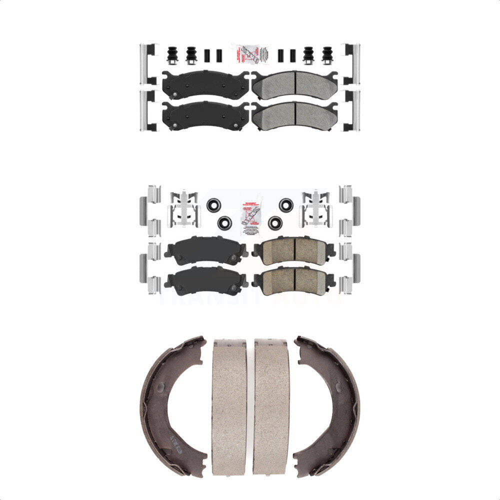 Transit Auto KNN-100414 Disc Brake Pad for 2006 Chevrolet Silverado 1500, GMC Sierra 1500 - Front and Rear