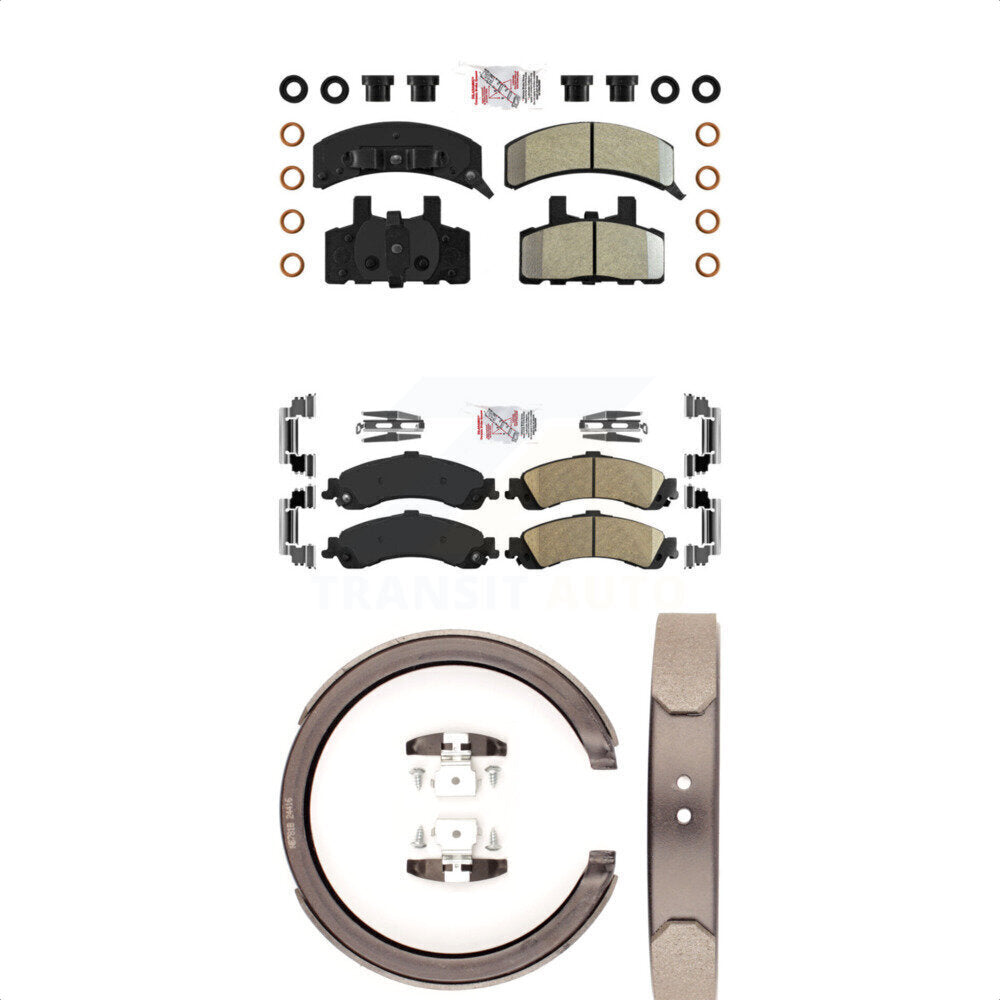 Transit Auto KNN-100415 Disc Brake Pad for 2000 GMC Yukon - Front and Rear