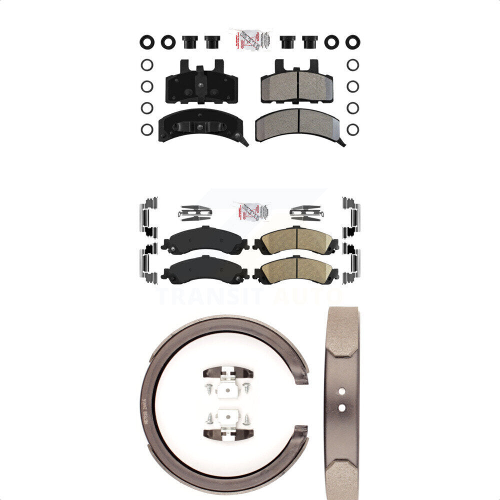 Transit Auto KNN-100416 Disc Brake Pad for 2000 GMC Yukon - Front and Rear