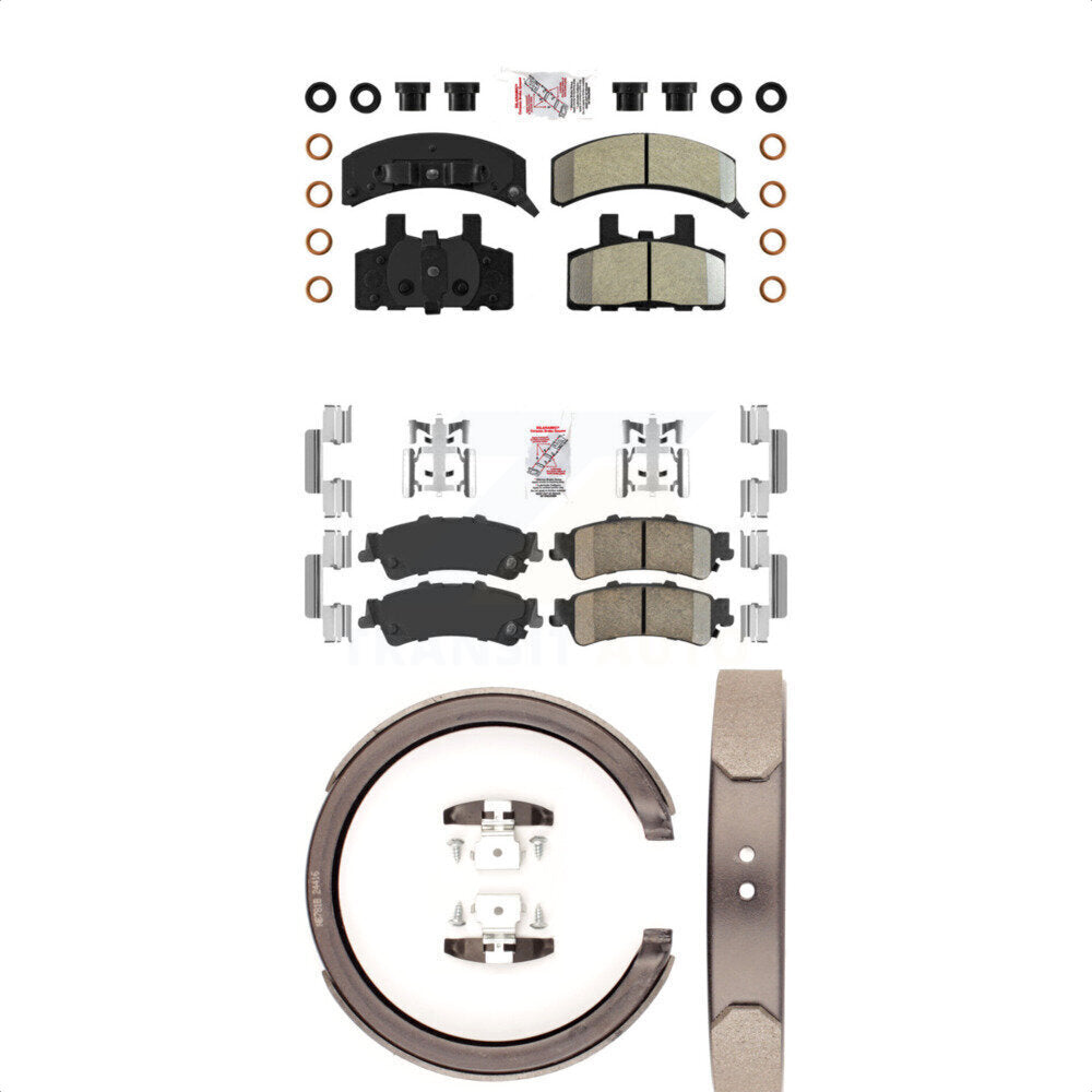 Transit Auto KNN-100417 Disc Brake Pad for 2000 GMC Yukon - Front and Rear
