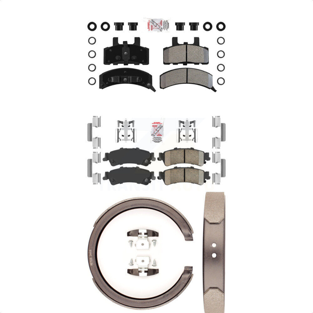 Transit Auto KNN-100418 Disc Brake Pad for 2000 GMC Yukon - Front and Rear