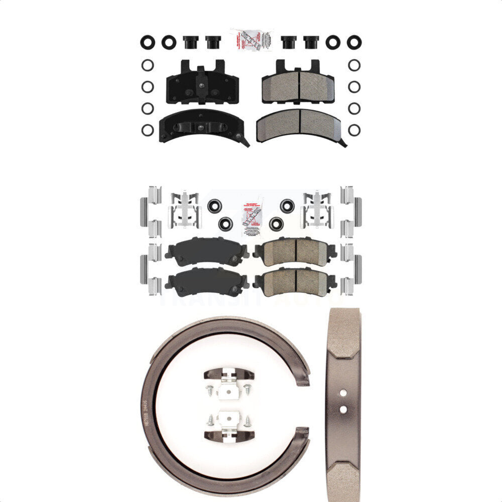 Transit Auto KNN-100420 Disc Brake Pad for 2000 GMC Yukon - Front and Rear