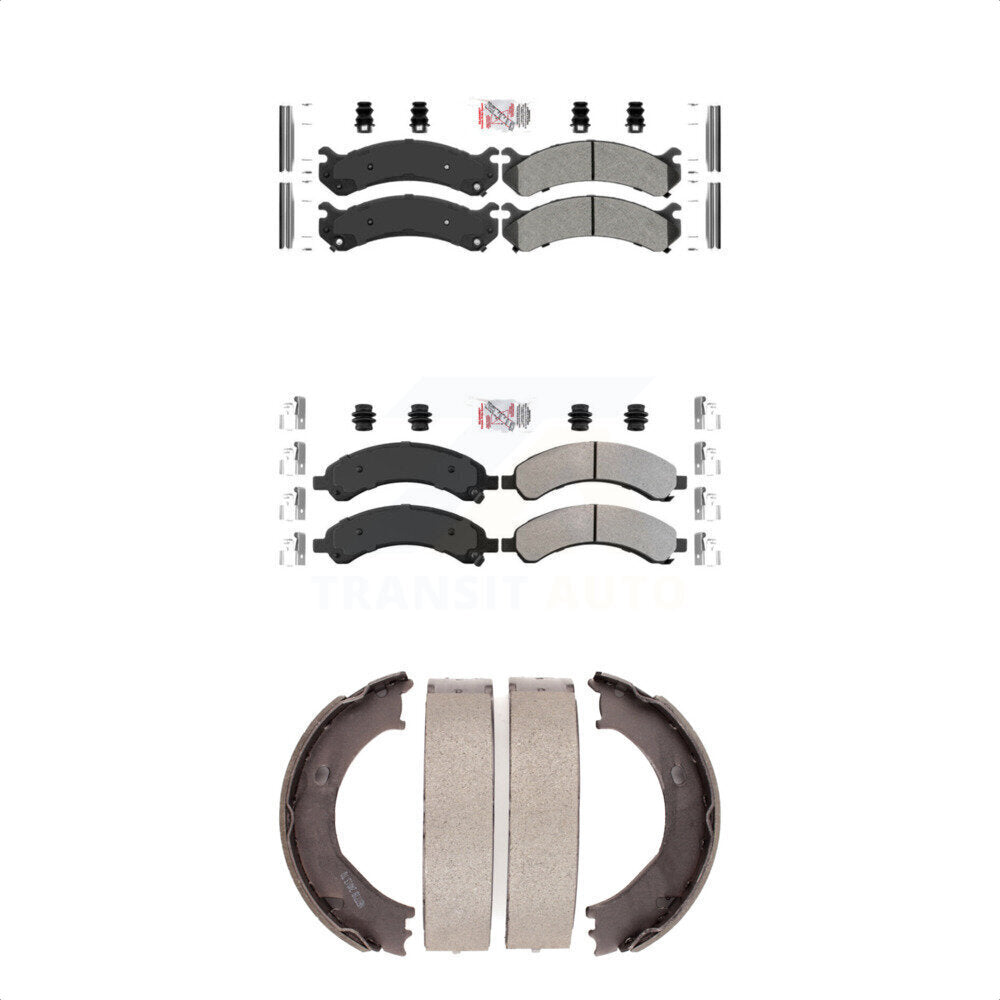 Transit Auto KNN-100426 Disc Brake Pad for 2003-2007 GMC Savana 3500, Chevrolet Express 3500 - Front and Rear