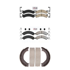 Transit Auto KNN-100427 Disc Brake Pad for 2003-2007 GMC Savana 3500, Chevrolet Express 3500 - Front and Rear