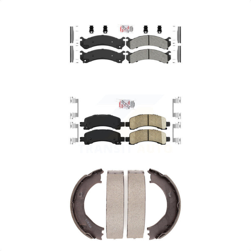 Transit Auto KNN-100428 Disc Brake Pad for 2003-2008 Chevrolet Express 2500, GMC Savana 2500 and More - Front and Rear
