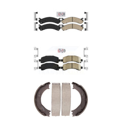 Transit Auto KNN-100429 Disc Brake Pad for 2003-2008 Chevrolet Express 2500, GMC Savana 2500 and More - Front and Rear