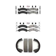 Transit Auto KNN-100432 Disc Brake Pad for 2008 Chevrolet Express 3500, GMC Savana 3500 - Front and Rear